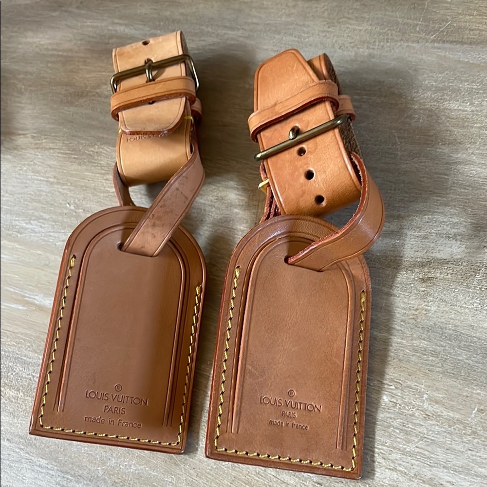 Louis Vuitton Luggage Tags/ set of 2